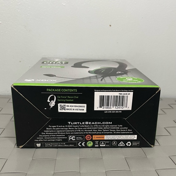 TURTLE BEACH - RECON CHAT WIRED XBOX, XBOX ONE, PS5, PS4 HEADSET - Picture 2 of 5